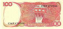 Indonesia / P-122 / 100 Rupiah / 1984