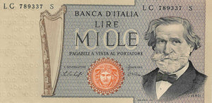 Italy P-101e 1000 Lire 10.01.1977