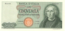 Italy / P-98c / 5'000 Lire /  20.01.1970
