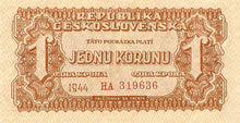 Czechoslovakia P-45a 1 Koruna 1944