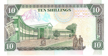 Kenya / P-24d / 10 Shillings / 02.01.1992