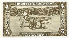 Lao / P-02b / 5 Kip / ND (1957)