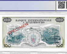 Luxembourg / P-14s / 100 Francs / 01.05.1968 / SPECIMEN