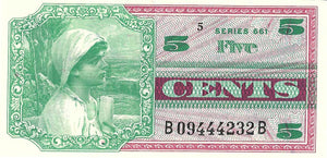 United States P-M64 5 Cents ND (9688)