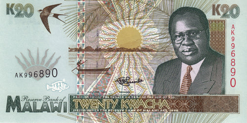 Malawi P-32 20 Kwacha 01.06.1995