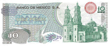 Mexico / P-063h / 10 Pesos / 15.05.1975
