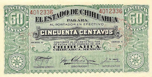 Mexico P-S528e 50 Centavos 01.06.1915