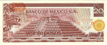 Mexico / P-064d / 20 Pesos / 08.07.1977