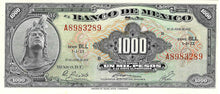 Mexico / P-052p / 1000 Pesos / 27.06.1972