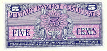 United States / P-M50a / 5 Cents / ND (1964) / MPC