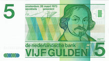 Netherlands P-95a 5 Gulden 28.03.1973