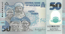 Nigeria / P-35e /  50 Naira / 2009 / REPLACEMENT / POLYMER-PLASTIC