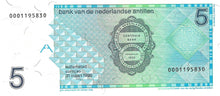 Netherlands Antilles / P-22a 5 Gulden / 31.03.1986