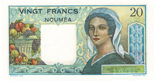 New Caledonia / P-50c / 20 Francs / ND (1963)