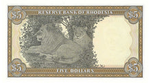Rhodesia / P-36b / 5 Dollars / 20.10.1978
