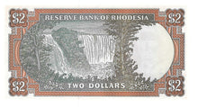 Rhodesia / P-35a / 2 Dollars / 01.03.1976