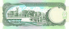 Barbados / P-55 / 5 Dollars / ND (1999)