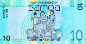 Samoa / P-39a / 10 Tala / ND (2008)
