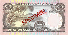 Samoa / P-27s / 10 Tala / ND (1985) / SPECIMEN