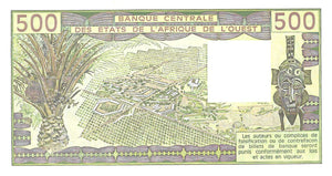 West African States / Senegal / P-706Ka / 500 Francs / 1988