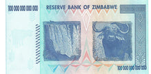 Zimbabwe / P-91 / 100 Trillion Dollars / 2008