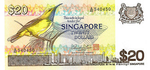 Singapore P-12 20 Dollars ND (1979)