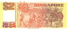 Singapore / P-37 / 2 Dollars / ND (1988)
