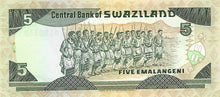 Swaziland / P-19a / 5 Emalangeni / ND (1990)