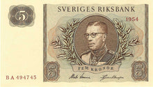 Sweden P-42a 5 Kronor 1954