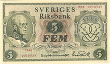 Sweden P-41a 5 Kronor 1948