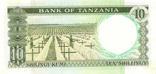 Tanzania / P-2d /  10 Shillings / ND (1966)