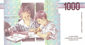 Italy / P-114a / 1000 Lire / D 1990