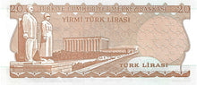 Turkey / P-187b / 20 Lira / L 1970 (1974)