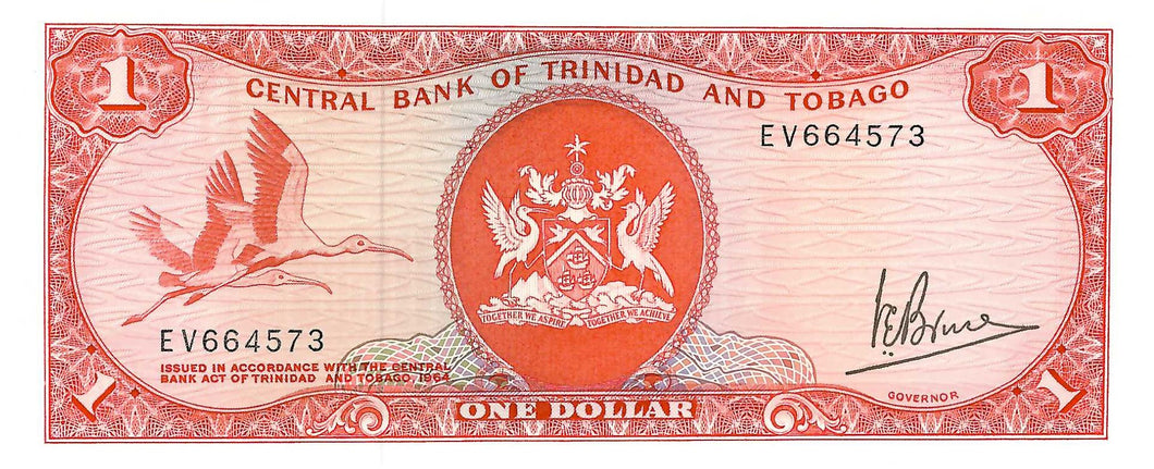 Trinidad and Tobago P-30a 1 Dollar L 1964 (1977)