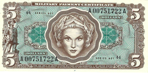 United States P-M73a 5 Dollars ND (1969)