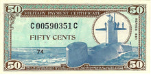 USA P-M78a 50 Cents ND (1969)