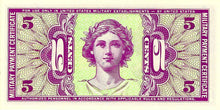 United States / P-M36a / 5 Cents / ND (1958) / MPC