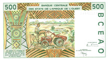 West African States / Burkina Faso / P-310Cj / 500 Francs / (19)99