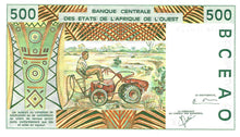 West African States / Senegal / P-710kl / 500 Francs / (20)01