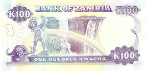 Zambia / P-34a / 100 Kwacha / ND (1991)