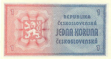 Czechoslovakia / P-58s / 1 Korun / ND (1946) / SPECIMEN