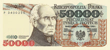 Poland P-159a 50'000 Zlotych 16.11.1993