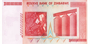 Zimbabwe / P-89 / 20 Trillion Dollars / 2008