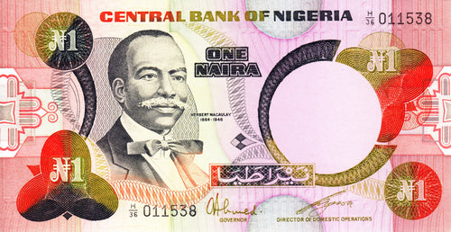Nigeria / P-23a / 1 Naira / ND (1979-84)