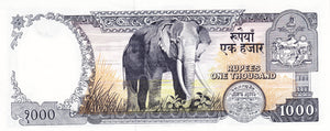 Nepal / P-36c / 1000 Rupees / ND (1961-)