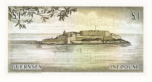 Guernsey / P-45a / 1 Pound / ND (1969-75)