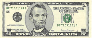 United States P-505 5 Dollars 1999