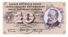 Switzerland P-45k 10 Franken 23.12.1965