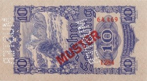 Austria / P-114s / 10 Shilling / 29.05.1945 / SPECIMEN