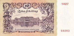 Austria / P-127 / 10 Schilling / 02.01.1950